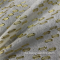 Практический Lurex Pure Polyester jacquard тканый текстиль